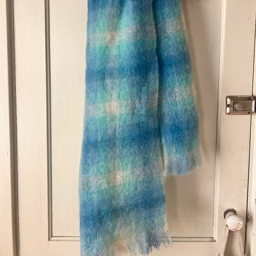 Vintage Scottish Mohair Scarf